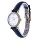 Fossil Carlie Crystal Accents Leather Silver Dial Quartz ES5127 Women's Watch