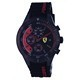 Ferrari Scuderia Chronograph Analog Silicon Black Dial Quartz F0830260.G Men's Watch