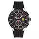 Ferrari Scuderia Pista Chronograph Black Dial Silicon Band Quartz 0830732 Men's Watch