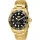 Invicta Pro Diver Black Dial Gold Tone Stainless Steel Quartz 33263 200M Women's Watch