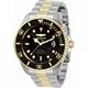 Invicta Pro Diver Black Dial Two Tone Stainless Steel Automatic 34041 200M Men's Watch