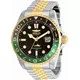 Invicta Pro Diver Black Dial Two Tone Stainless Steel Automatic 35151 100M Men's Watch