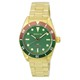 Invicta Pro Diver Zager Exclusive Gold Tone Green Dial Automatic Diver's 40489 200M Men's Watch