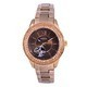 Fossil Stella Crystal Accents Open Heart Brown Dial Automatic ME3211 Women's Watch
