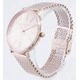 Michael Kors Pyper  Rose Gold Tone Stainless Steel Mesh Crystal Quartz MK4340 Women's Watch