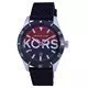 Michael Kors Layton Black/Red Dial Silicon Strap Quartz MK8892 Men's Watch