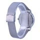 Casio Analog Stainless Steel Mesh Silver Dial Quartz MTP-E600M-9B MTPE600M-9 Men's Watch
