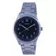 Casio Black Dial Stainless Steel Analog Quartz MTP-V005D-1B4 MTPV005D-1 Men's Watch