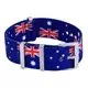 Verhältnis NATO30 Australien Nationalflagge Muster Polyester 22 mm Uhrenarmband