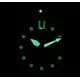Relógio masculino Citizen mostrador preto em aço inoxidável automático NJ0120-81E 100M