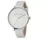 Relógio feminino Morellato Ninfa com mostrador branco pulseira de couro quartzo R0151141514