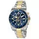Sector 450 Chronograph Blue Sunray Dial Two Tone Stainless Steel Quartz R3273776001 100M Men's Watch