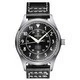 Ratio Skysurfer Pilot Black Sunray Dial Leather Automatic RTS314 200M Men's Watch