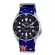 Seiko Automatic Diver's Japan Made Polyester SKX007J1-var-NATO30 200M Men's Watch