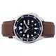 Seiko Automatic Diver's Brown Leather SKX007K1-var-LS12 200M Men's Watch