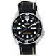 Seiko Automatic Diver's Ratio Black Leather SKX007K1-LS2 200M Men's Watch