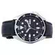 Seiko Automatic Diver's Black Leather SKX007K1-var-LS6 200M Men's Watch