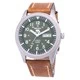 Seiko 5 Sports SNZG09K1-var-LS17 Automatic Brown Leather Strap Men's Watch