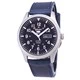 Seiko 5 Sports SNZG15K1-var-LS13 Automatic Dark Blue Leather Strap Men's Watch