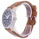 Seiko 5 Sports Automatic Brown Leather SNZG15K1-var-LS9 100M Men's Watch