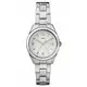 Relógio feminino Timex Torrington Silver Mostrador em aço inoxidável Quartz TW2R91500