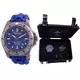 Relógio masculino Victorinox Swiss Army INOX para mergulhador profissional titânio anti-magnético 241813 quartzo 200M