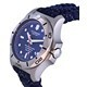 Relógio Masculino Victorinox INOX Nylon Azul Dial Diver's Quartz 241843 200M